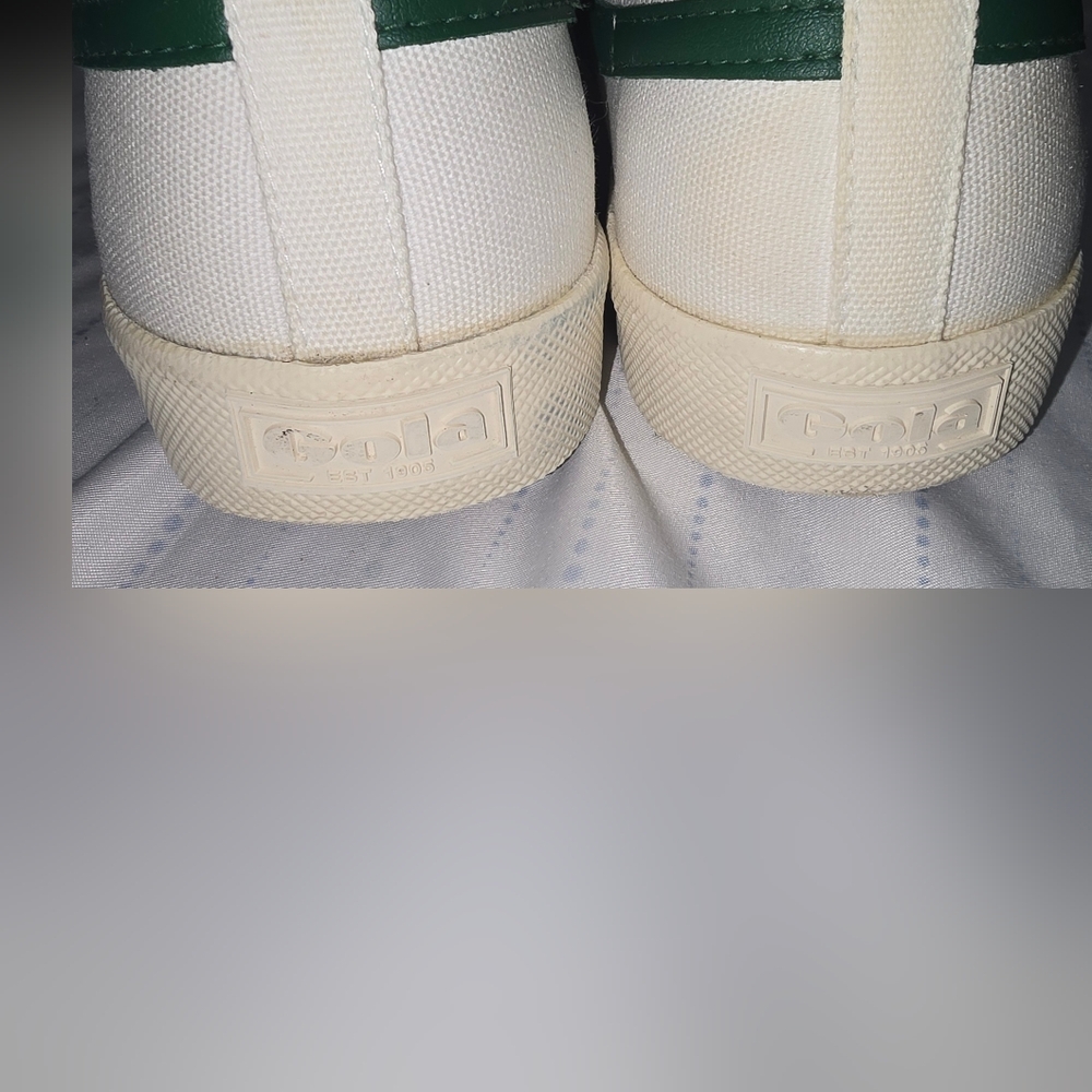 Gola Coaster Classic White and Green Trainers - Picture 4 of 8